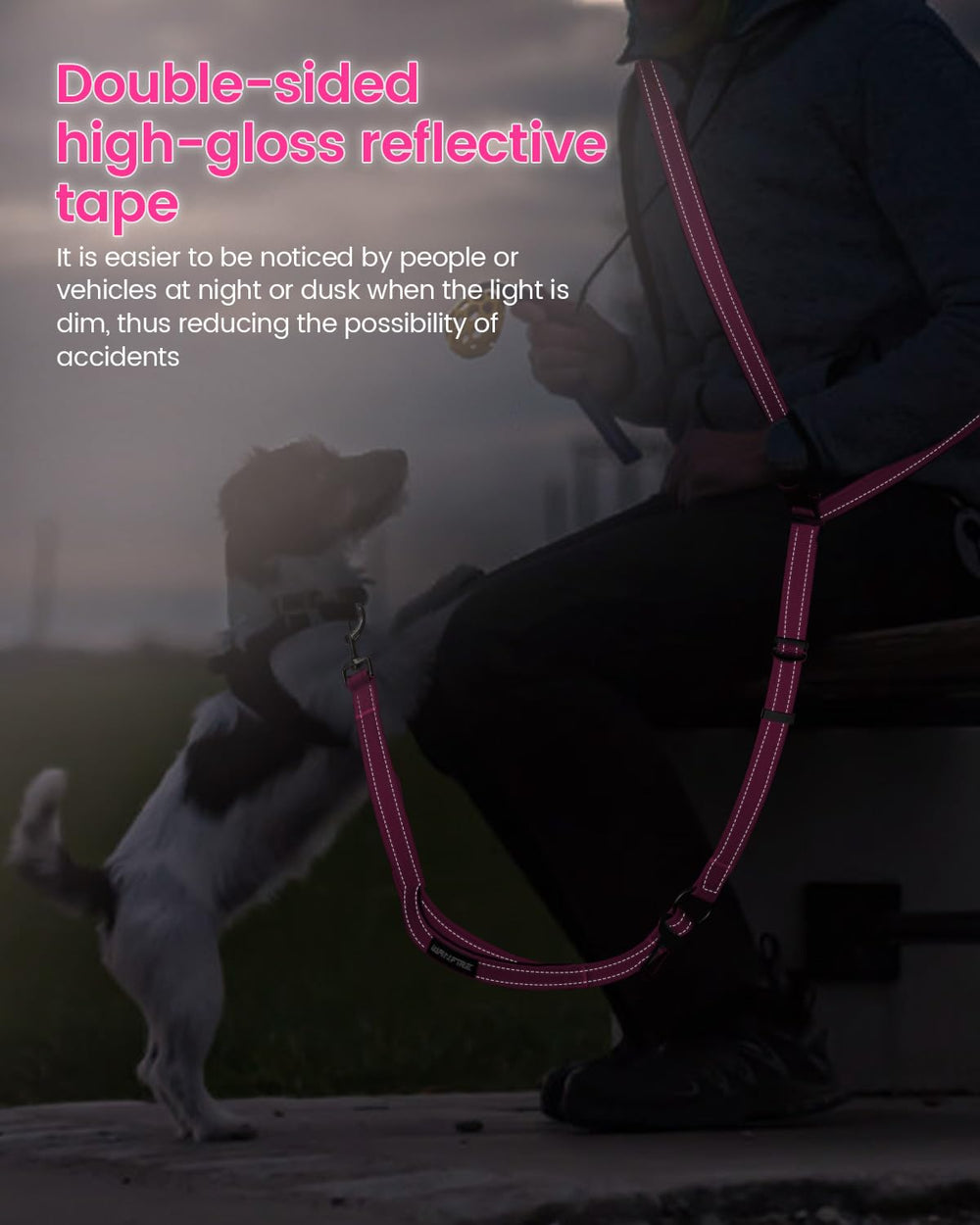 WANFIRE urban walk and run usage supports comfortable hands-free control.