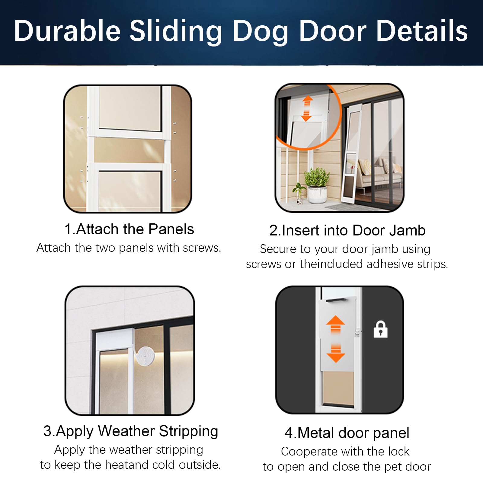 Sturdy white aluminum frame withstands daily use and weather exposure