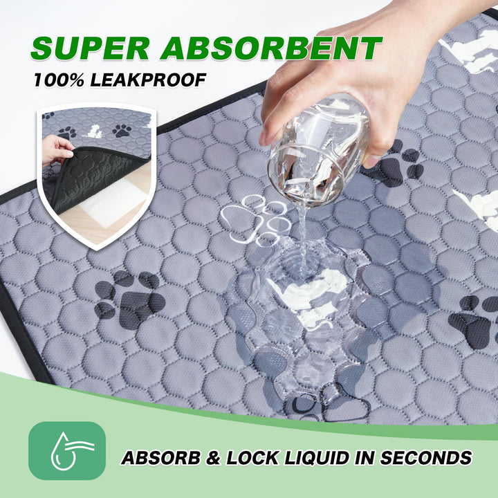 WanpeeGoo pad highlights absorbent cotton middle layer that soaks up moisture.