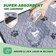 WanpeeGoo pad highlights absorbent cotton middle layer that soaks up moisture.