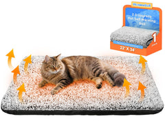 WanpeeGoo self-warming bed with foil interior reflecting warmth for cozy naps.