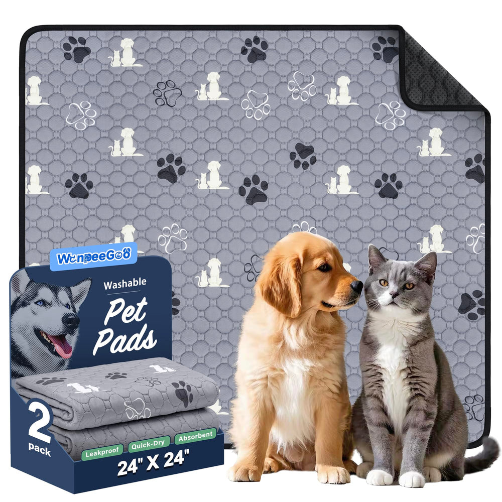 WanpeeGoo washable pee pad overview highlighting reusable design for pet training.