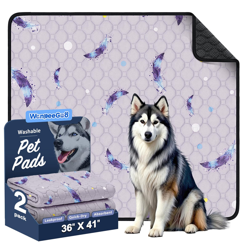 WanpeeGoo washable pee pad with soft surface for comfortable home use.