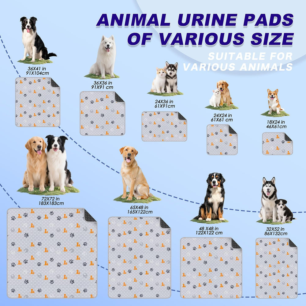 WanpeeGoo washable pee pad travel use protects car seats and carpets.