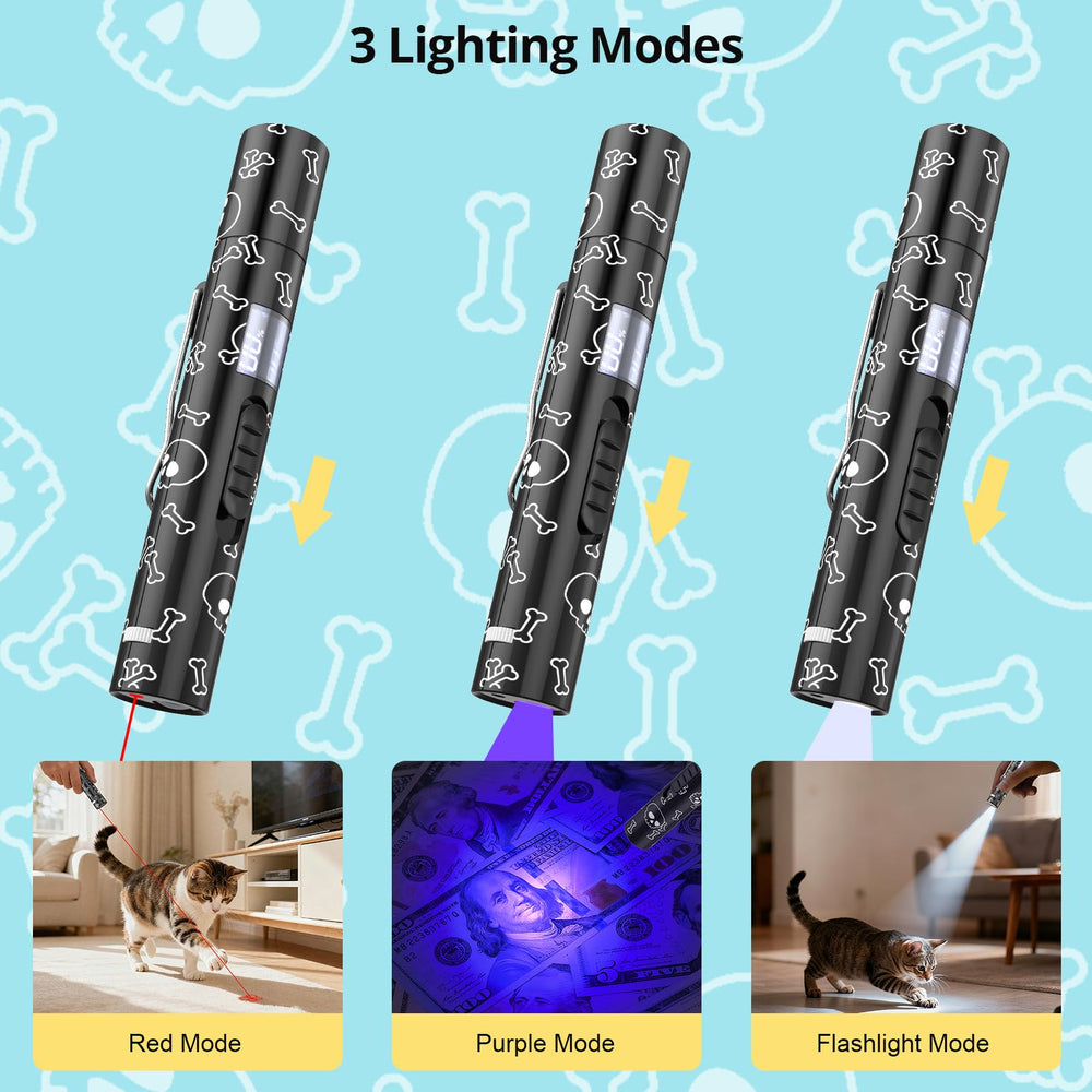 Waputne USB rechargeable cat toy with retractable port for convenient charging.