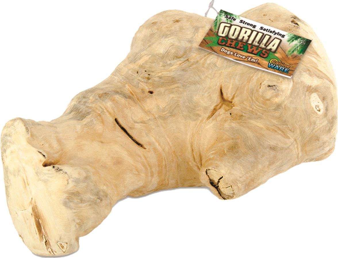 Ware Manufacturing Gorilla Chew – large wood dog chew for durable chewing and dental support.