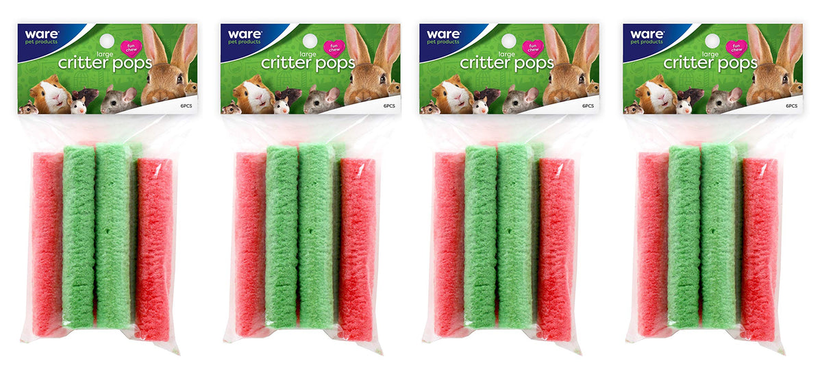 Ware Manufacturing Rice Pops pack-4 for small animals, ideal for promoting healthy chewing