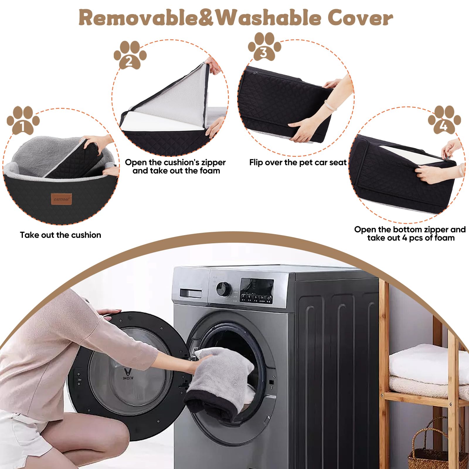 WarmInsula durable straps and hooks ensure dependable use.