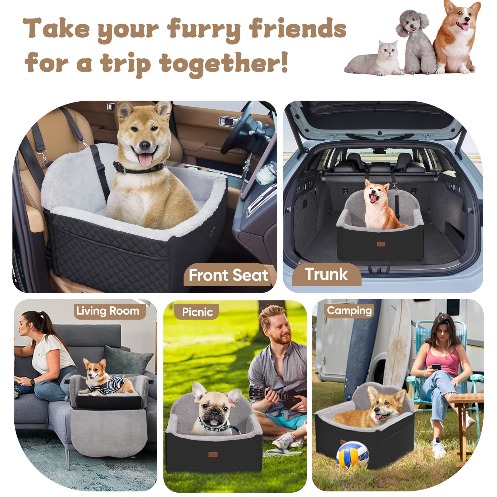 WarmInsula seat offers 4-inch foam cushion for comfortable rides.