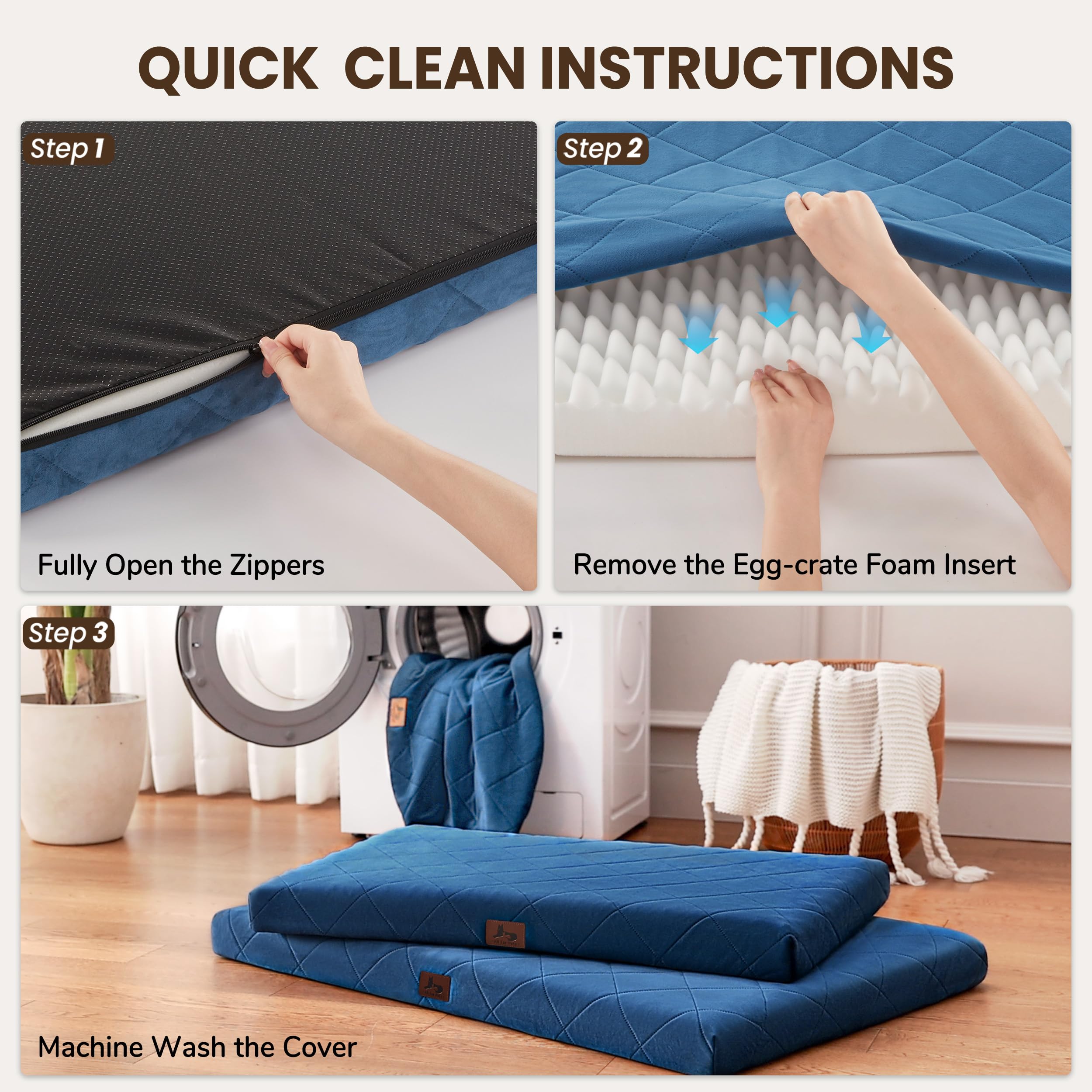Warmrest compatible with 36 inch crates for easy setup.