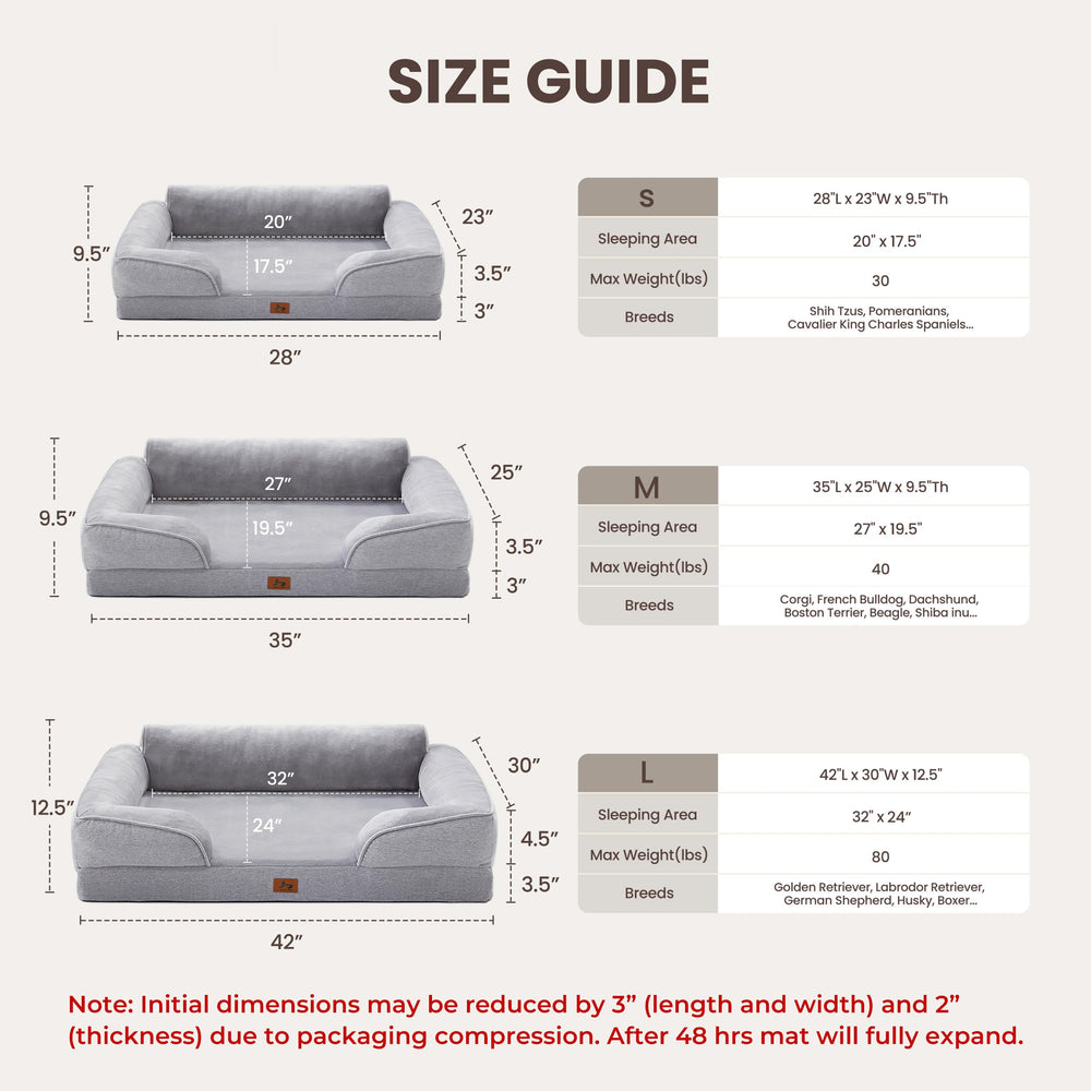 Warmrest extra large dog bed suitable for big breeds