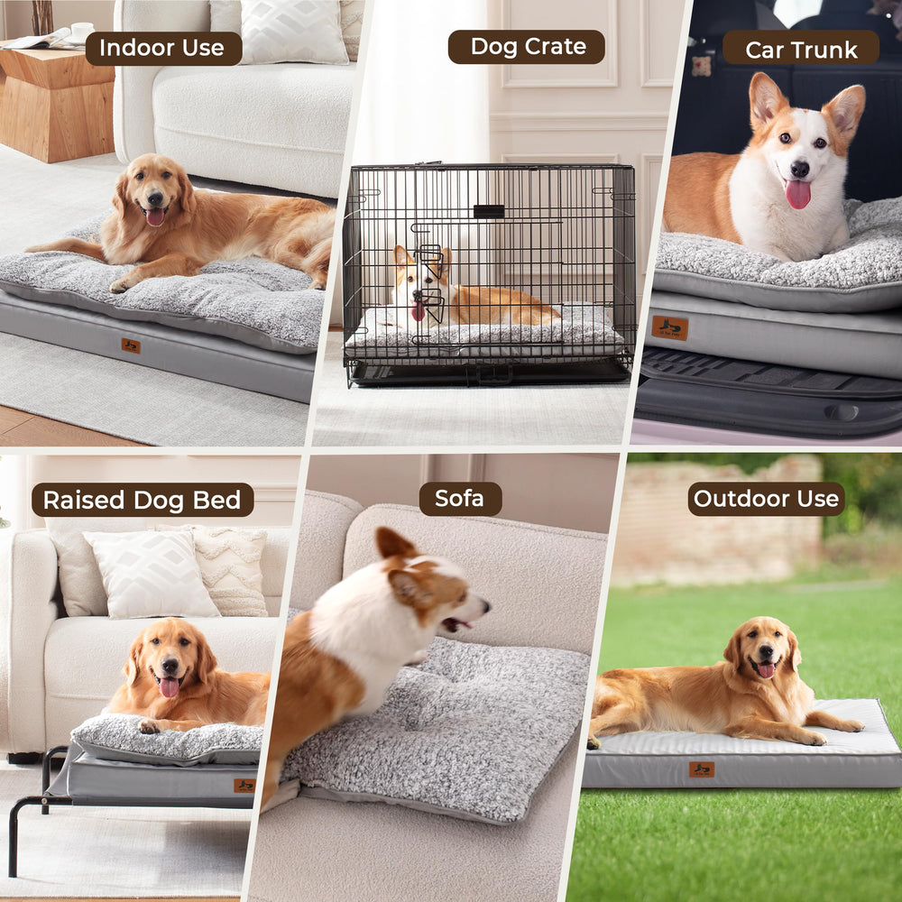 Warmrest 36-inch large dog bed suitable for big breeds