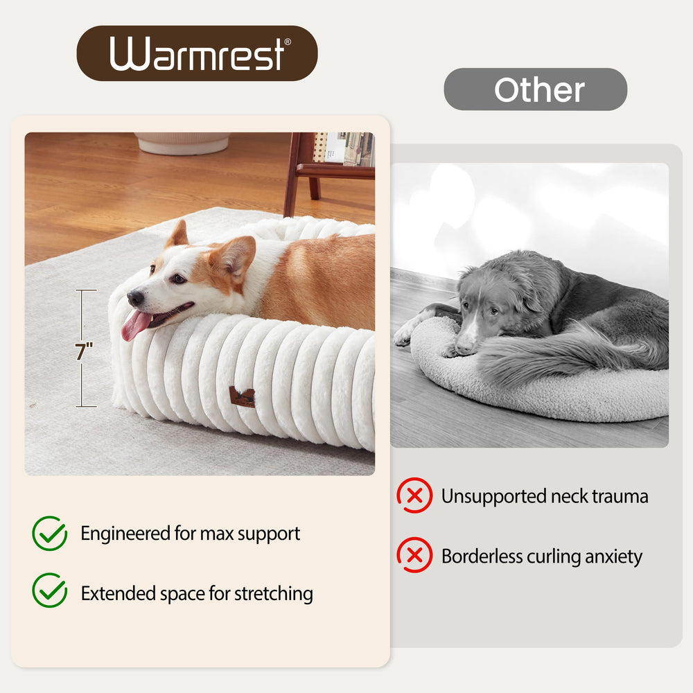 Warmrest small dog bed 25x21—compact lounge for pets.