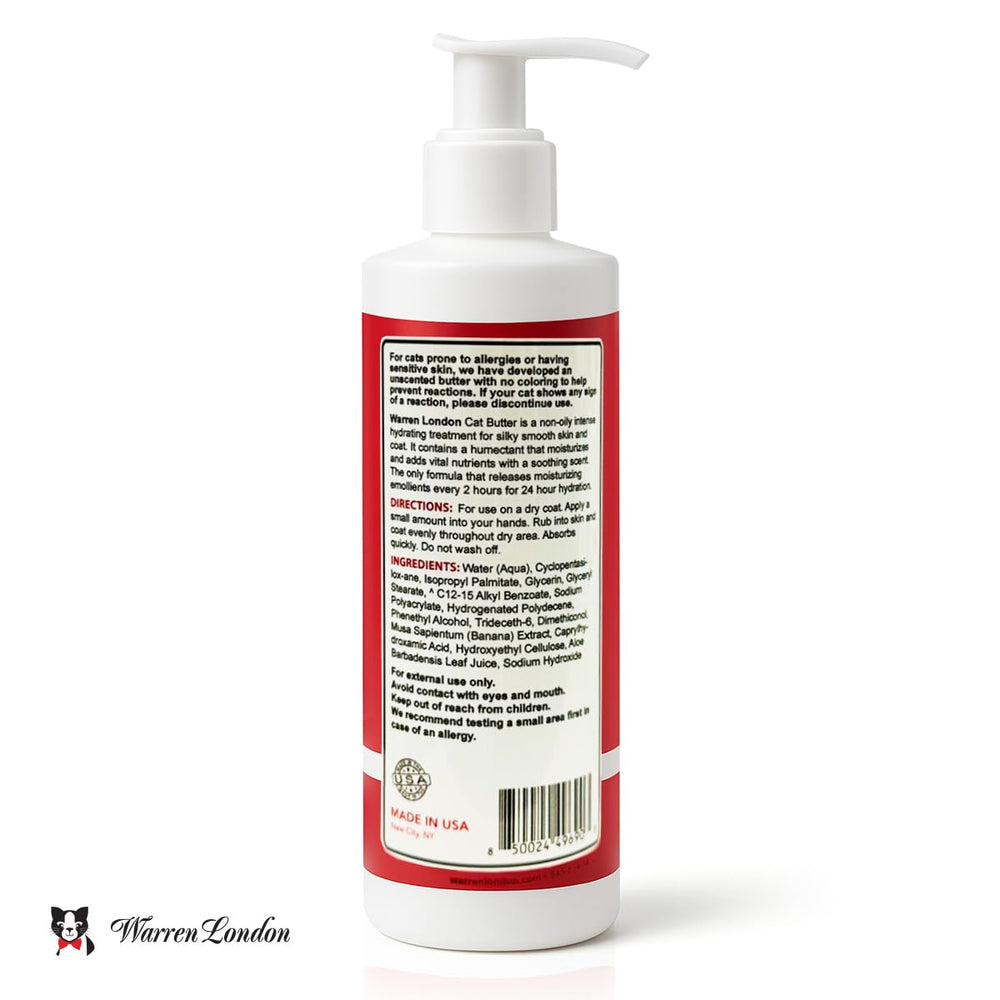 Warren London Cat Hydrating Butter suitable for all coat types.