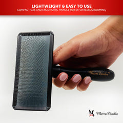 Warren London compact, lightweight design for comfortable brushing sessions.