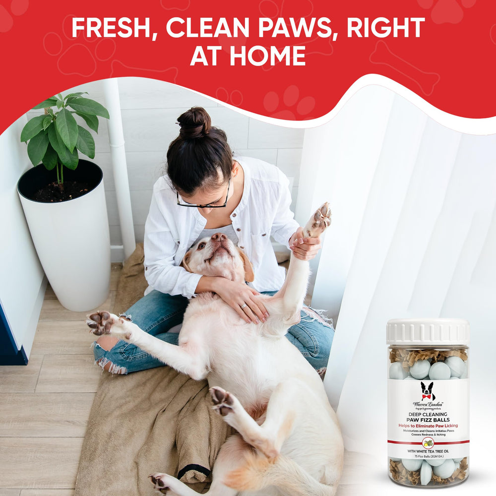 Warren London Seaweed Conditioning highlights mineral-rich extract hydrating paw pads