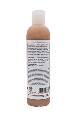 Warren London Exfoliating Butter Wash after-wash coat demonstrates silky finish.