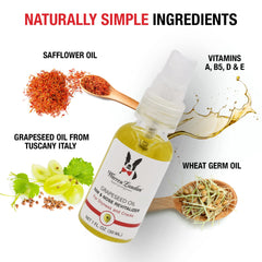 Warren London dogs nose close-up highlights moisture restoration and soothing feel
