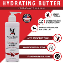 Warren London exfoliating wash action removes dead skin for softer coat.