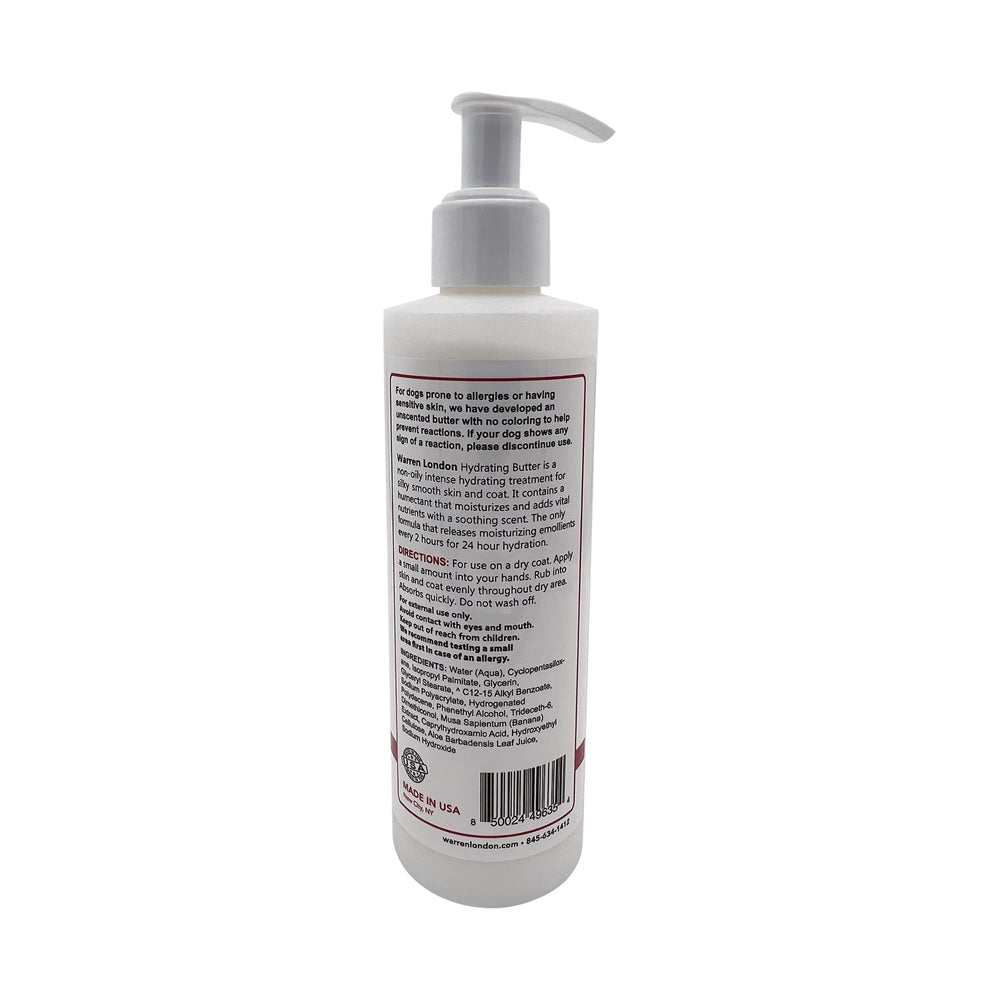 Warren London Hydrating Butter coat softness after rinse-free conditioning