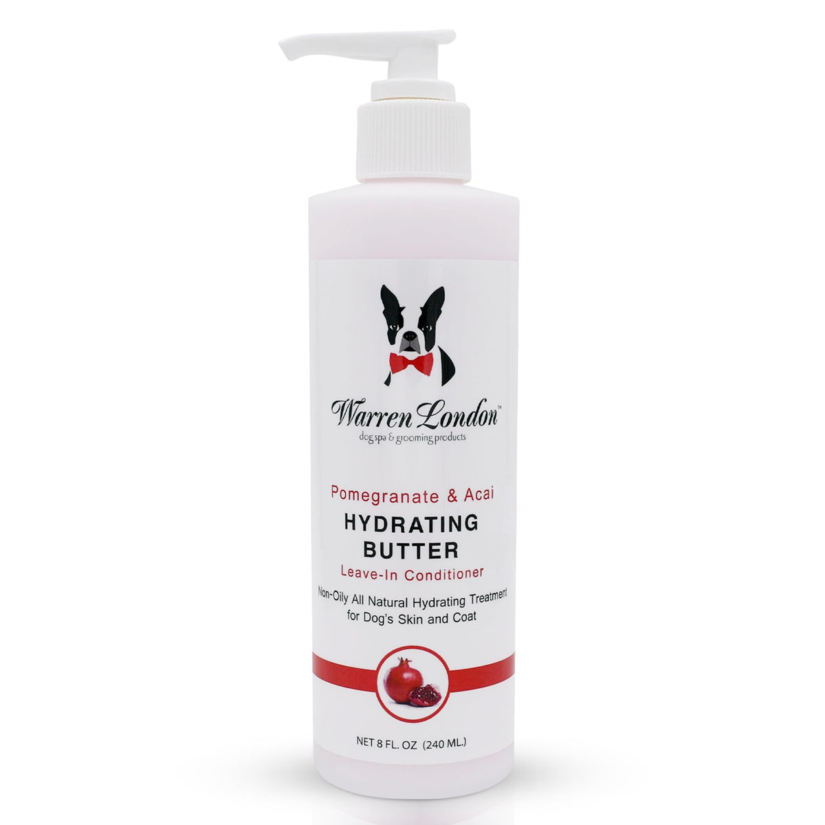 Warren London Hydrating Butter for Dogs on a shiny, moisturized coat.