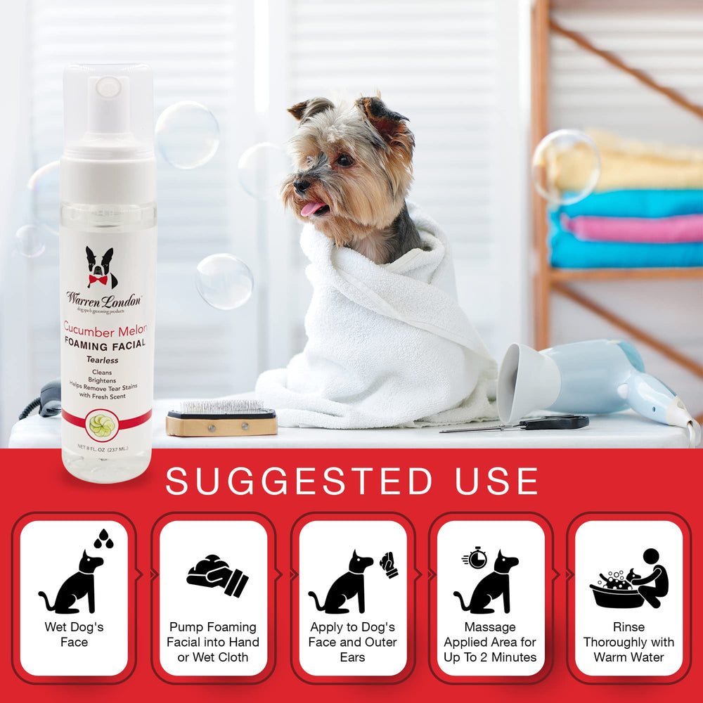 Warren London made-in-USA dog shampoo for spa-quality care.