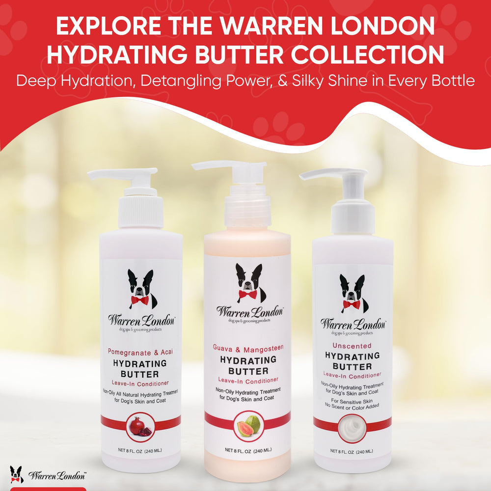 No-rinse application of Warren London butter between baths.