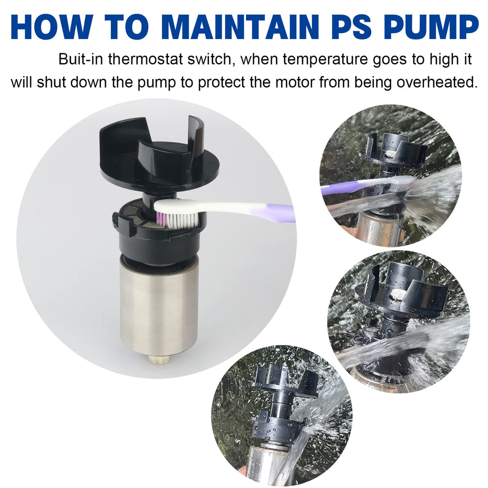 WaterRebirth heat-overload sensor prevents burnout during continuous use