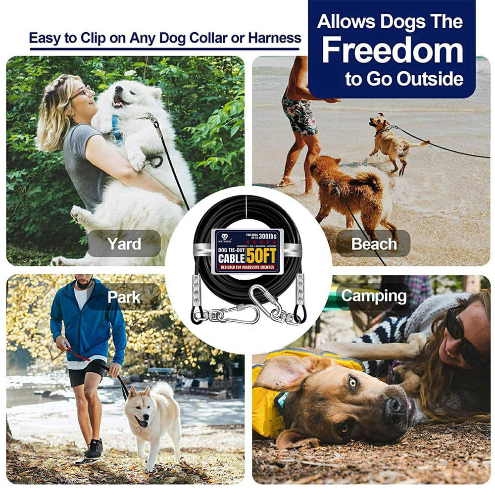 WATFOON chew-proof design helps pets enjoy more freedom safely