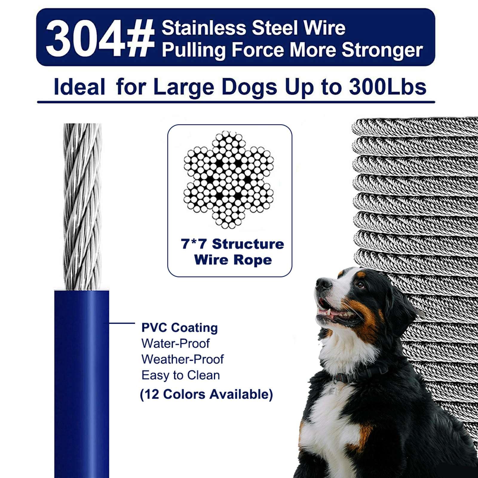 WATFOON 360° swivel buckle design keeps the leash untangled during walks.
