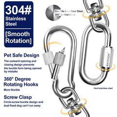 WATFOON heavy duty metal ring reinforcement resists wear