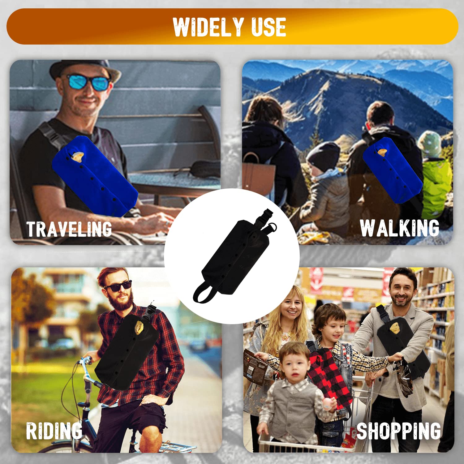 WATFOON outdoor reptile sling enables easy hiking with a small pet.