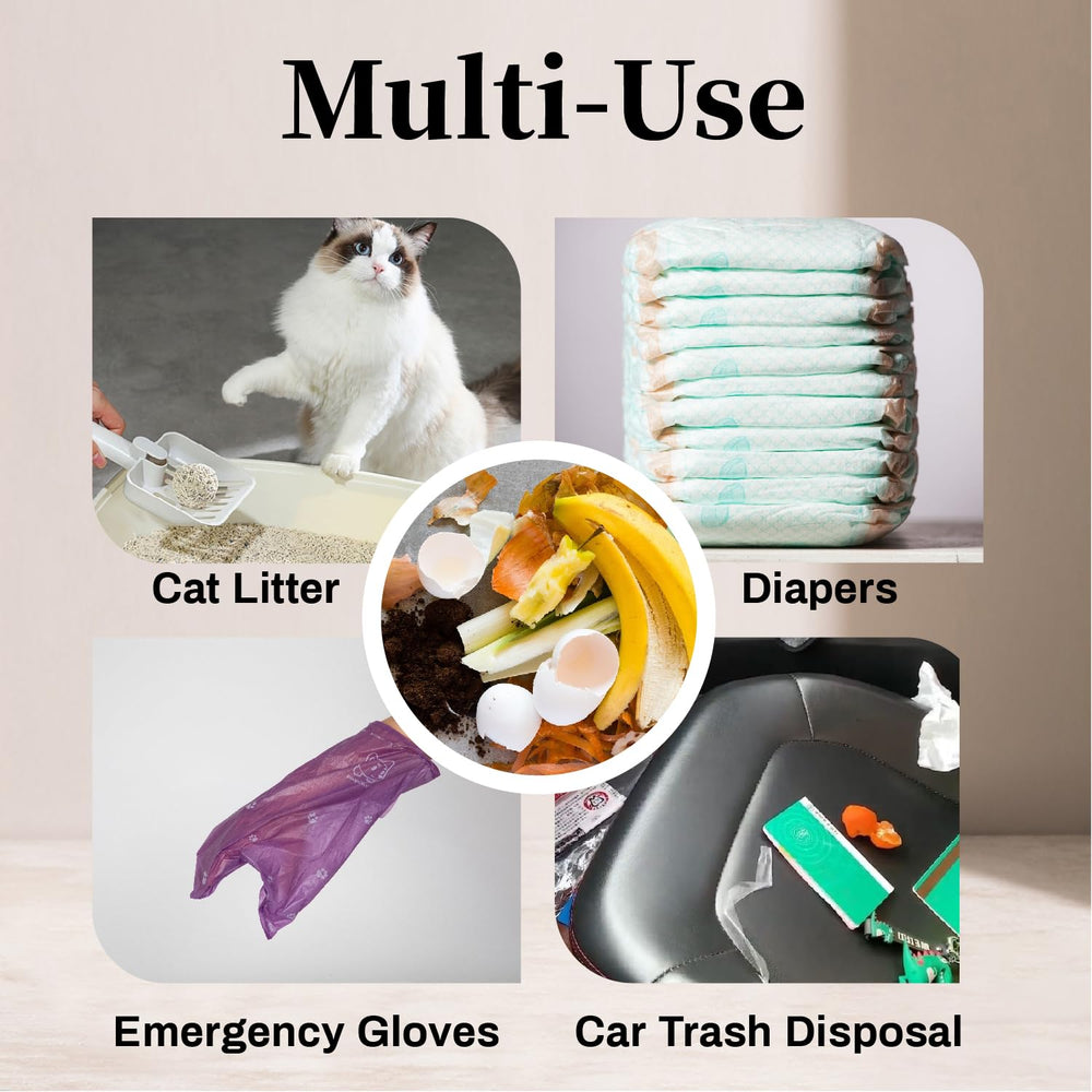 Watreeco scented poop bags help control odor during waste disposal
