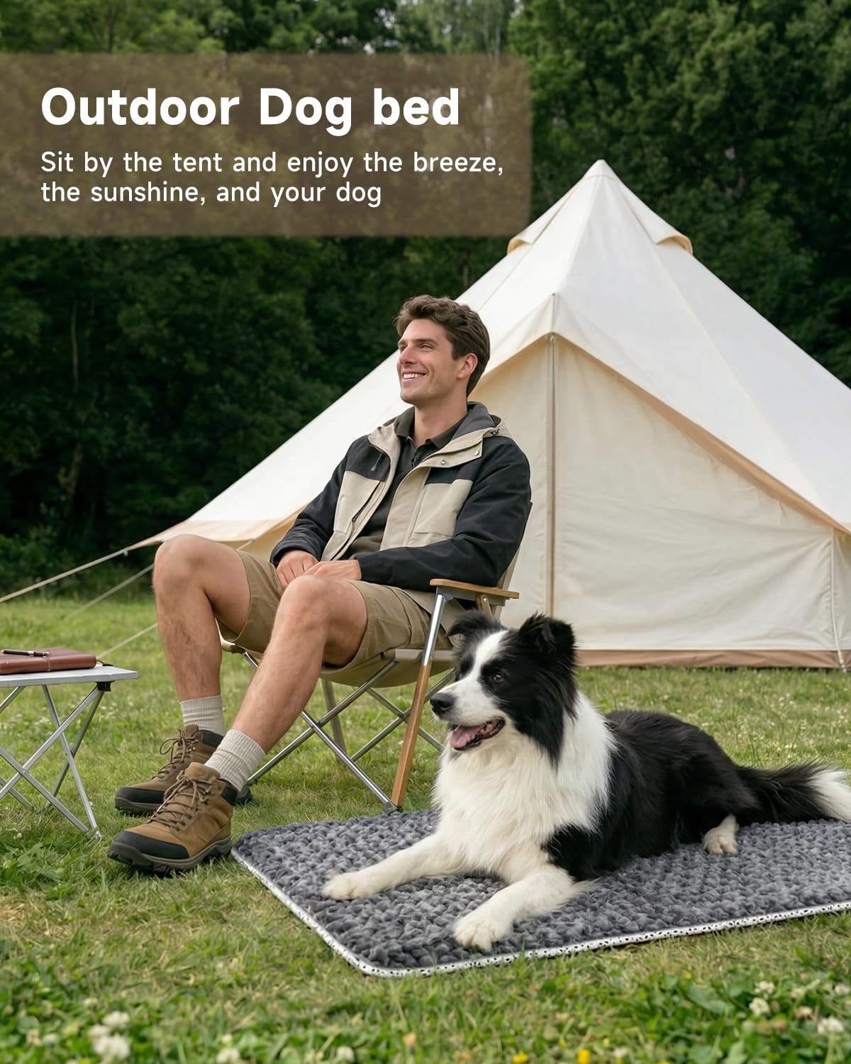 WAYIMPRESS XL dog bed ideal for travel and easy moving.