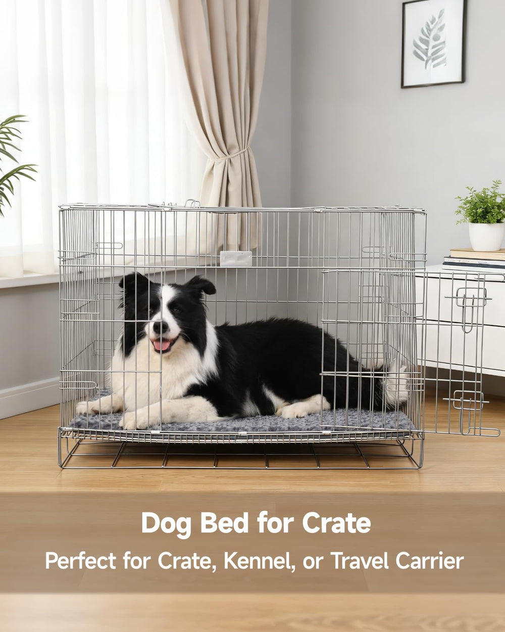 WAYIMPRESS dog bed anti-slip bottom keeps mat in place