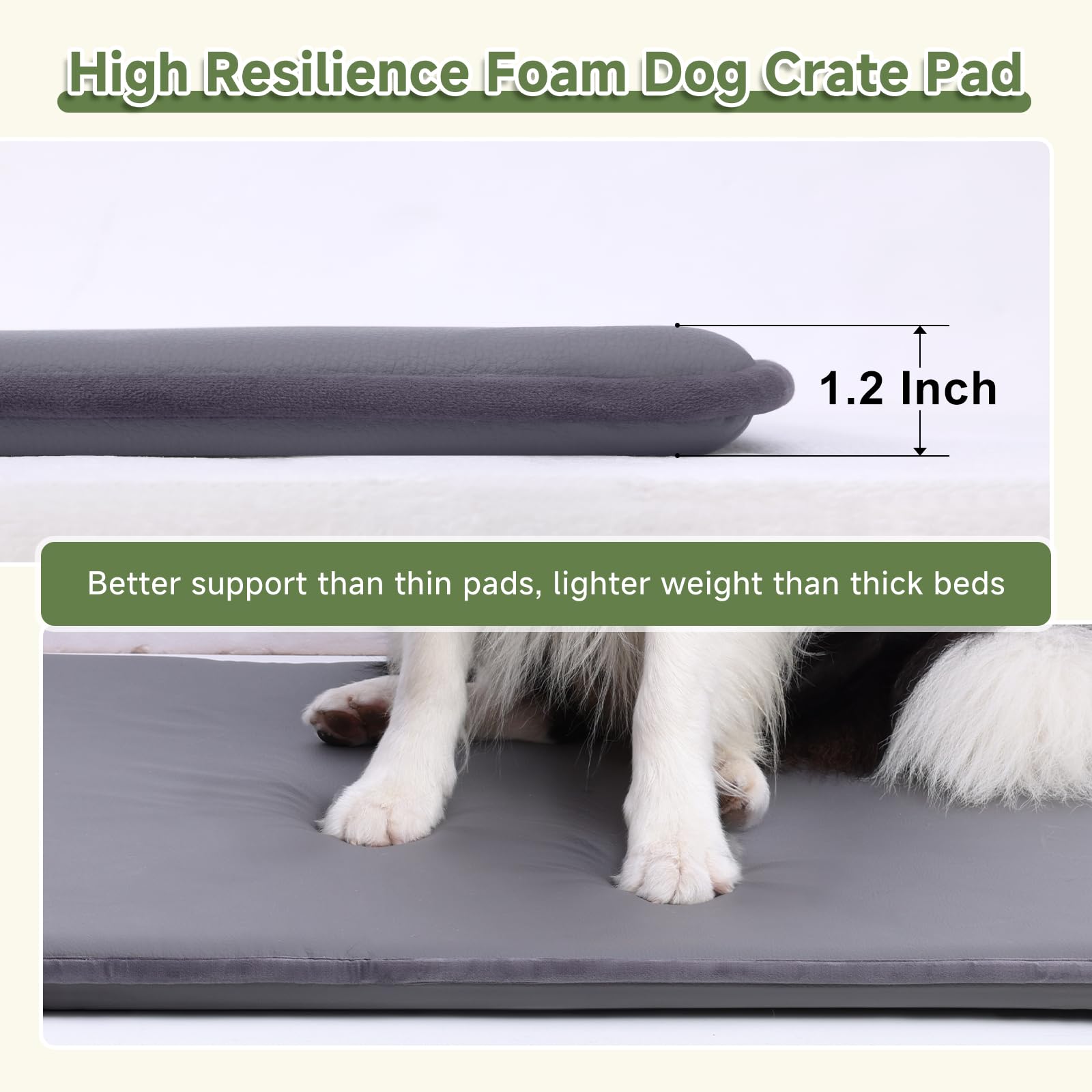 WAYIMPRESS 1.2-inch foam thickness supports a comfortable nap