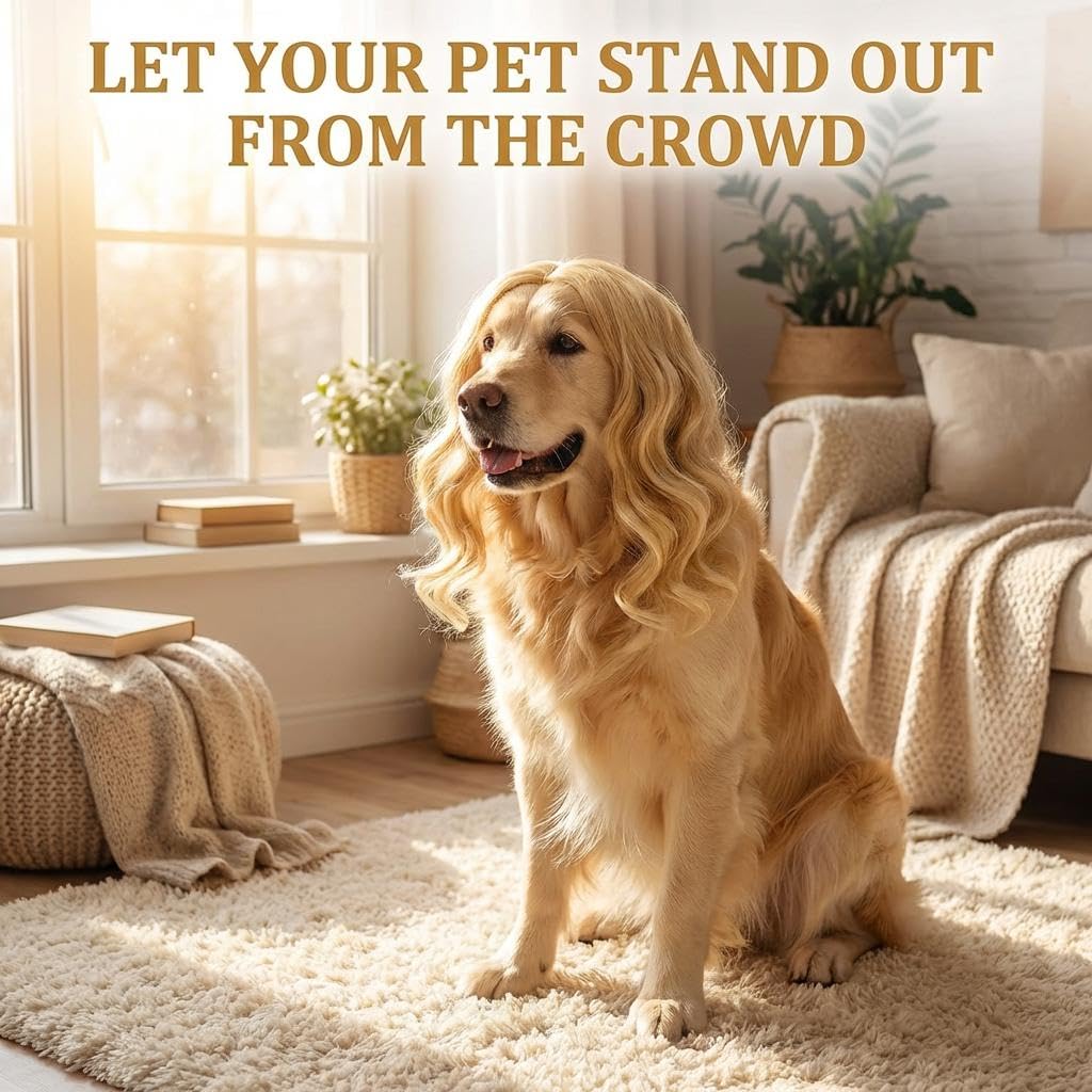 WCCDXGP six-styles wig offers versatile looks for many pets.
