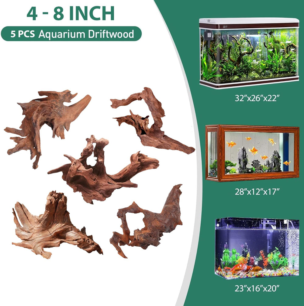 WDEFUN driftwood piece 2 enhances terrarium aesthetics and climbing surfaces for reptiles