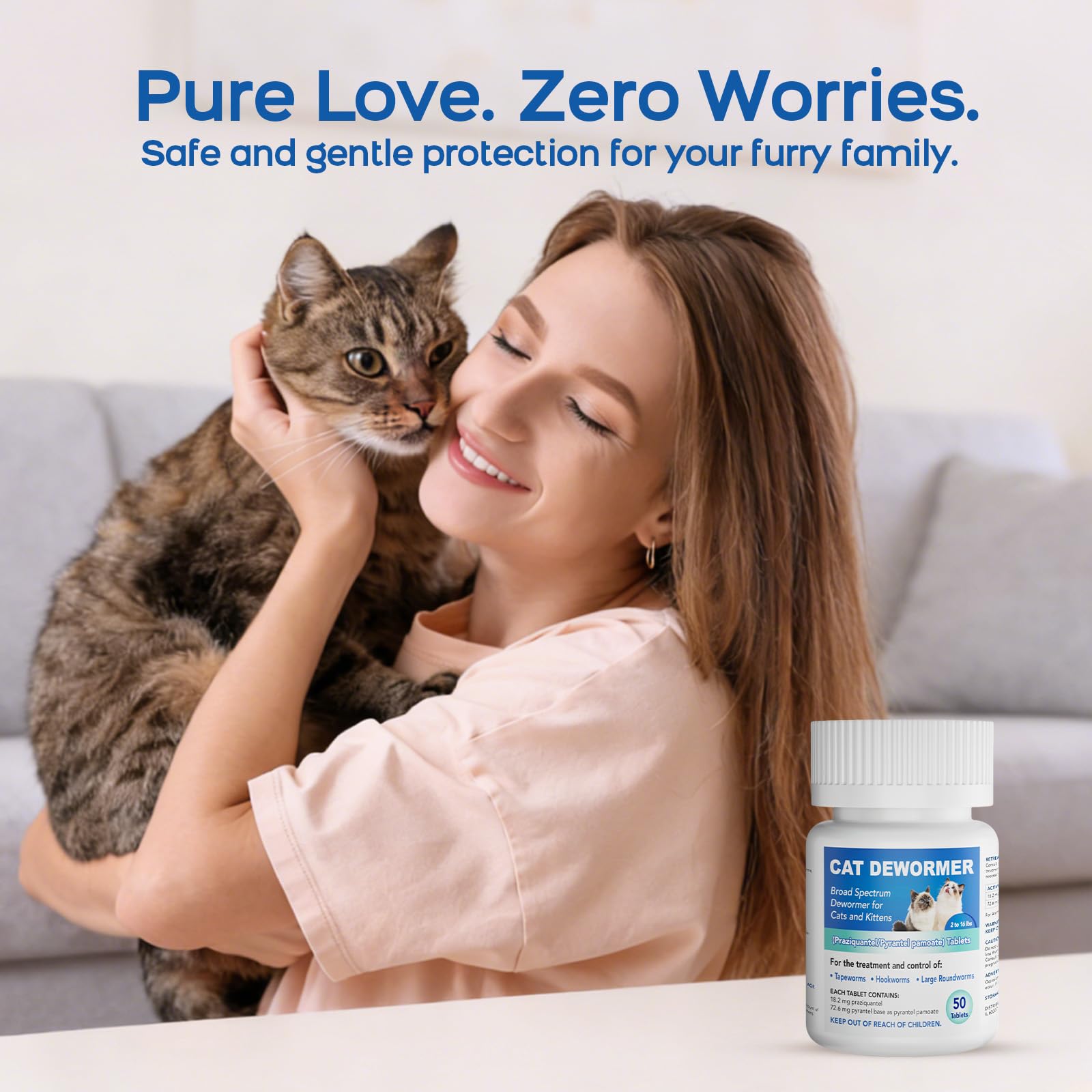Wdelya dewormer packaging ready for multi-cat households and routine care.