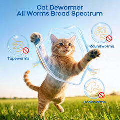 Close-up of Wdelya dewormer tablets showing the scored break line.