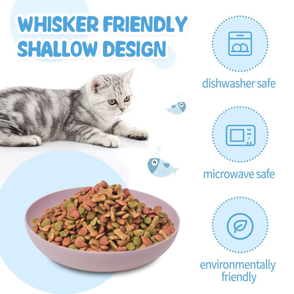 WDZZHOT bowls suit dry, wet foods and water for versatile meals.