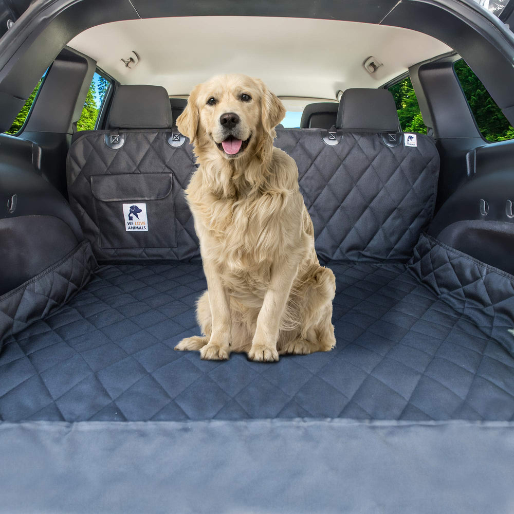 WE LOVE ANIMALS easy-to-install with adjustable straps for quick setup and secure fit.