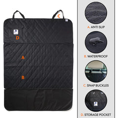 WE LOVE ANIMALS nonslip trunk mat prevents shifting and protects cargo area from spills.