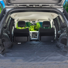 WE LOVE ANIMALS waterproof car seat protector for dogs guards against water, dirt, and scratches.