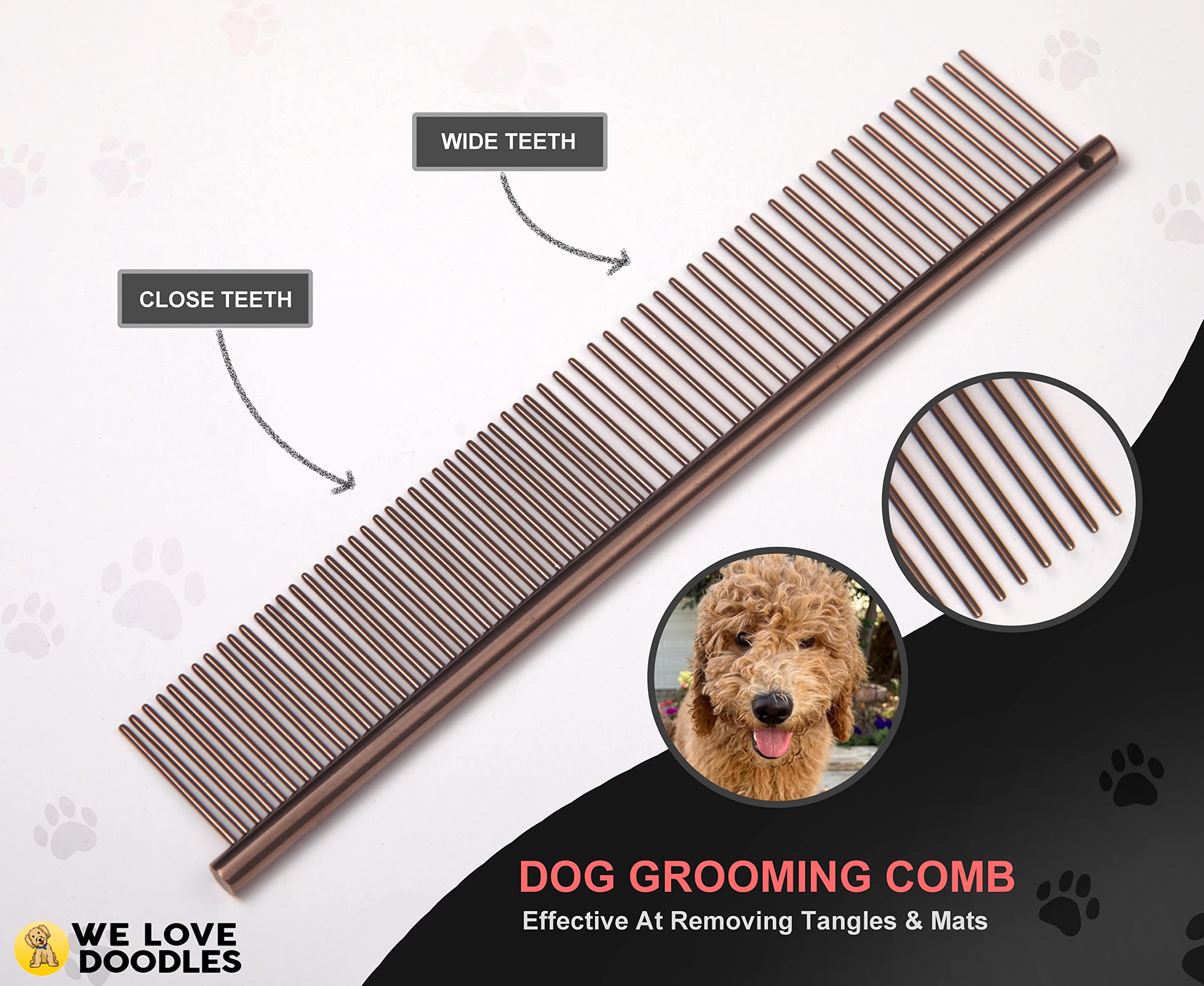 We Love Doodles 4-piece grooming kit for Goldendoodles and Poodles
