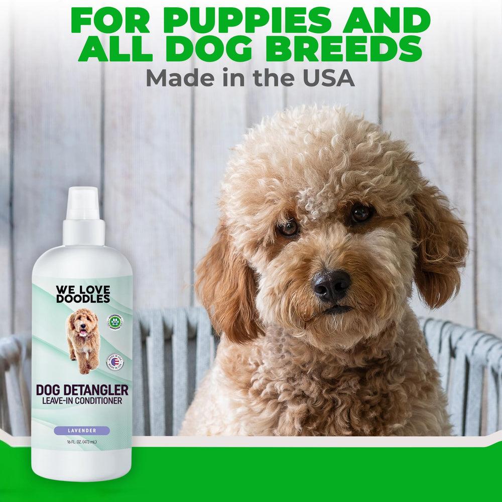 We Love Doodles American-made formula for safe grooming.