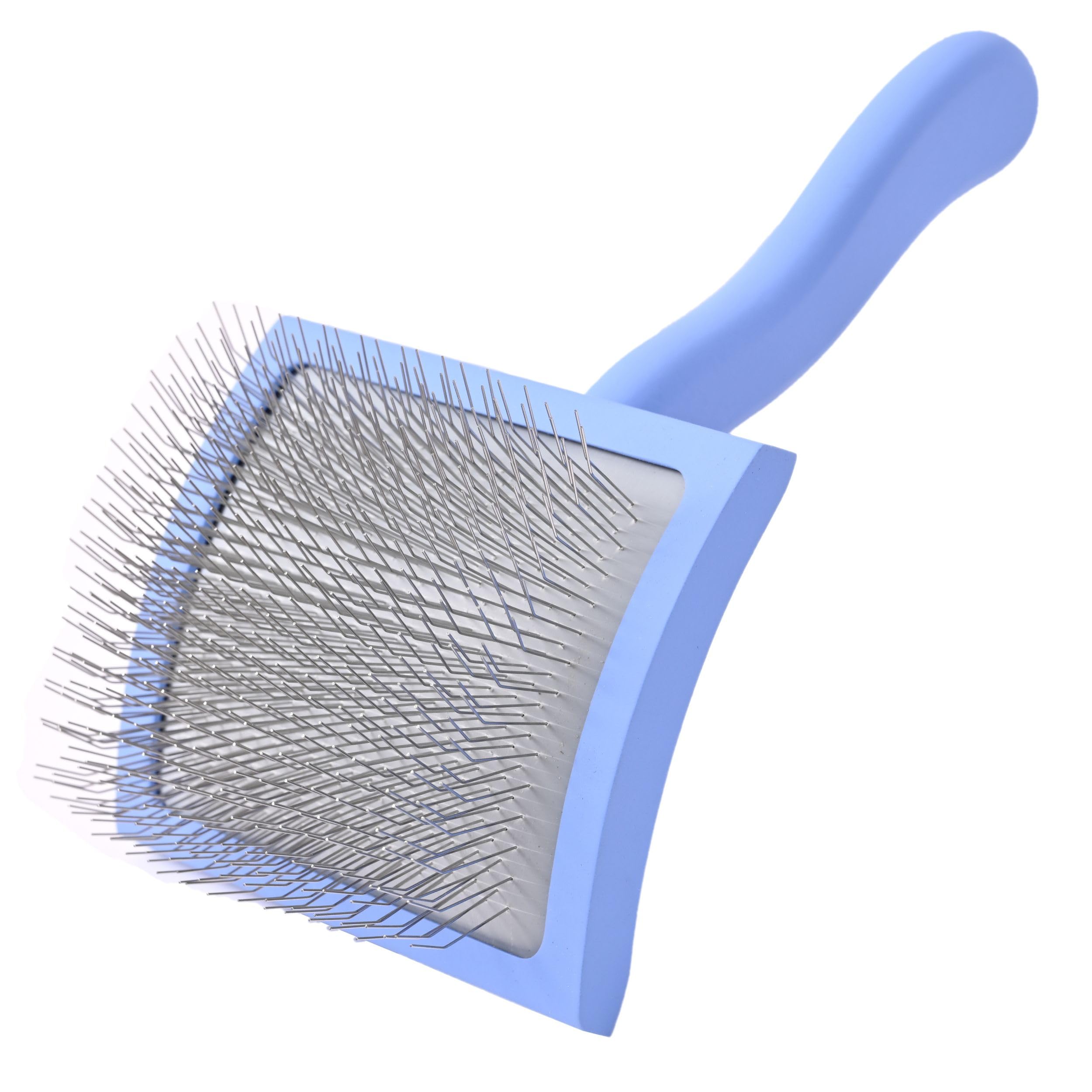 We Love Doodles curved slicker brush large-dog coat grooming suitable for dense fur.