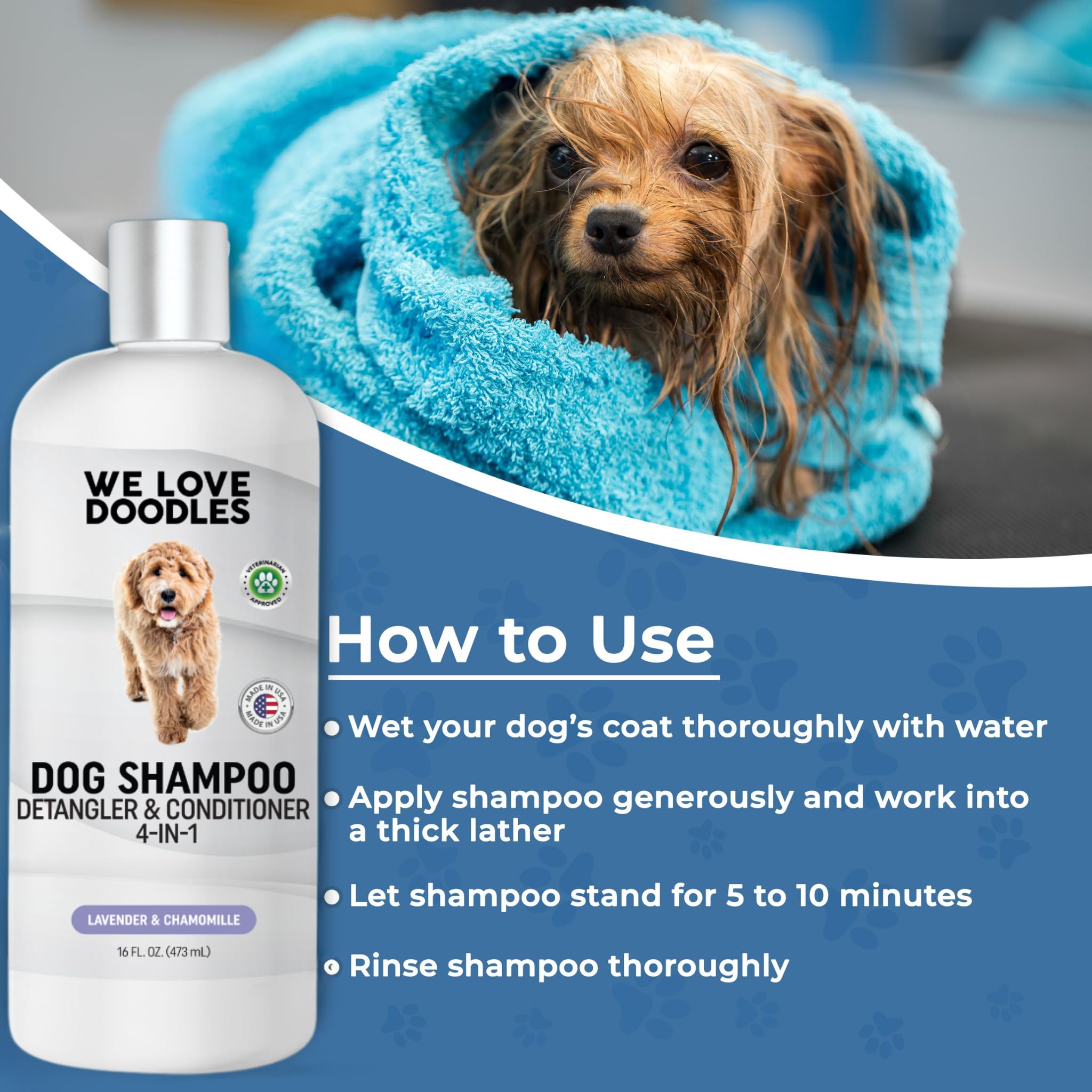 We Love Doodles detangler glide through tangle-free fur