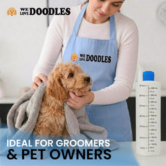 We Love Doodles dilution bottle clear measurements aid exact mixing
