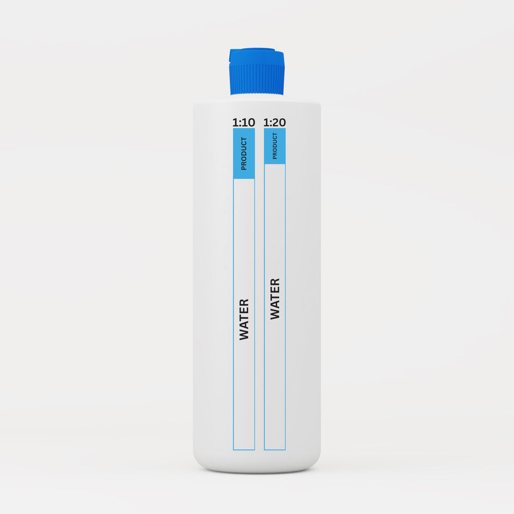 We Love Doodles dilution bottle water-first step ensures correct setup